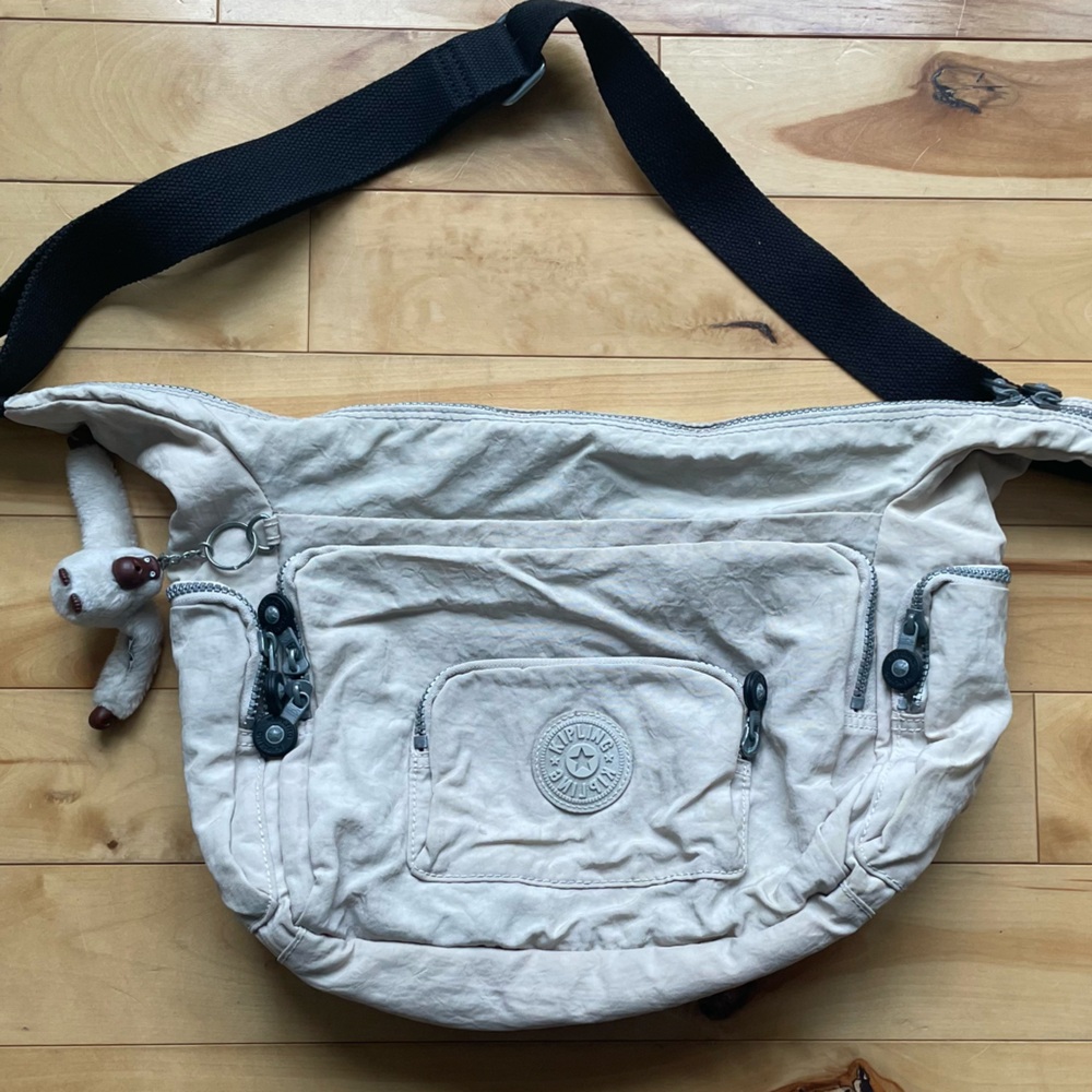 Kipling Cream Messenger Bag